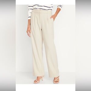 High waisted pleated Taylor trousers